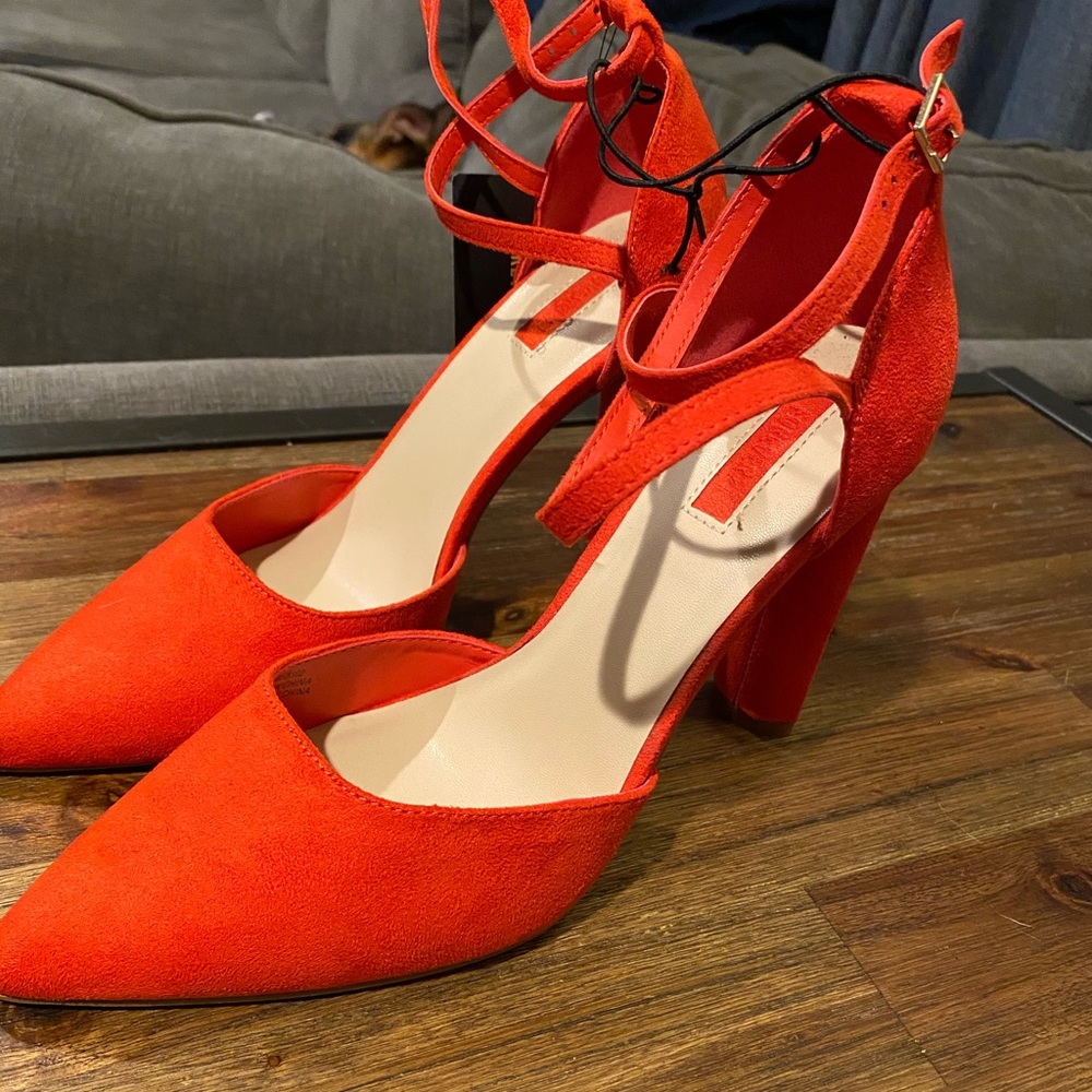Hot red heels OBO